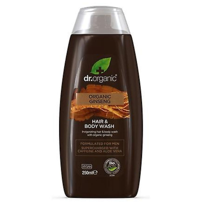 Dr. Organic Ginseng Man Body And Hair Cleanser, 250ml