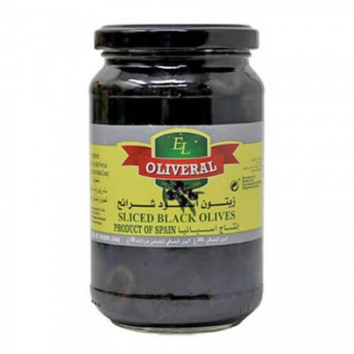 EL Oliveral Black Sliced Olives, 340g