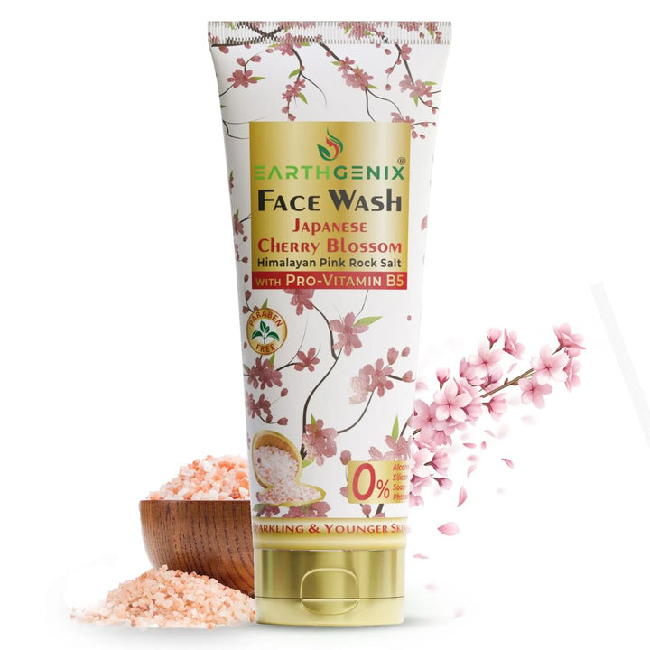 Earthgenix Japanese Cherry Blossom Face wash, 100ml