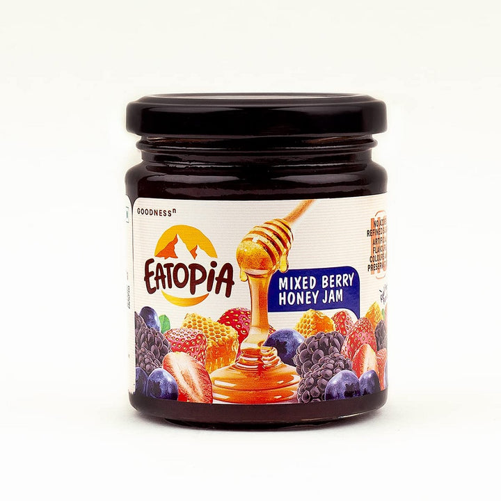 Eatopia Mixed Berry Honey Jam, 240g