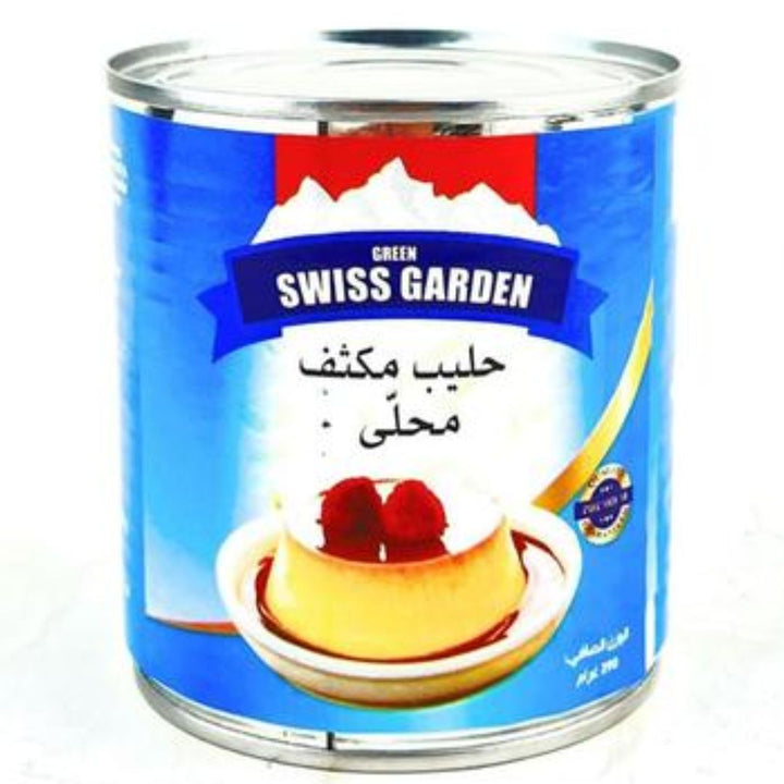 Green Swiss Garden Sweetend Condensed Milk Can, 390g