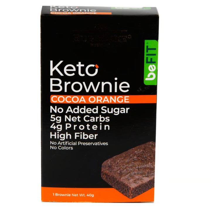 Euro Cake Be Fit Cocoa Orange Keto Brownie, 40g