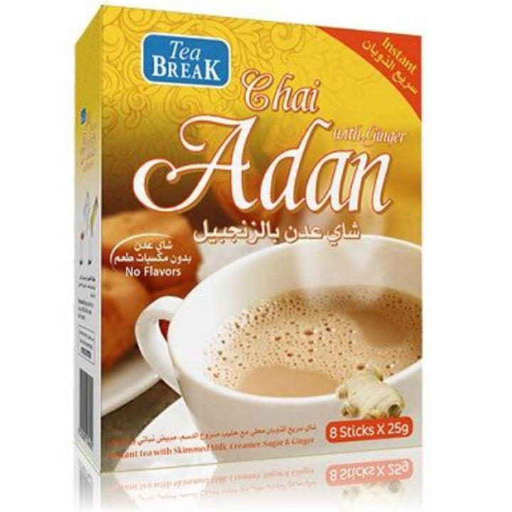 Tea Break Instant Chai With Ginger Adan, 8x25g