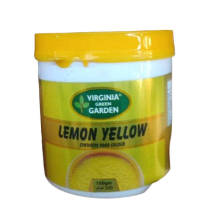 Virginia Green Garden Lemon Yellow Synthetic Food Colour, 100g