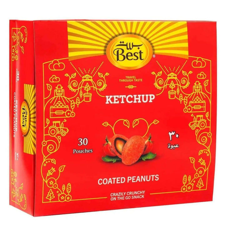 Best Ketchup Flavour Coated Peanuts, 30 Pouches