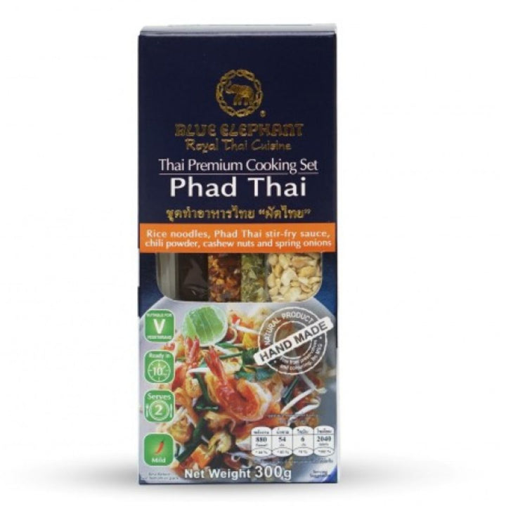 Blue Elephant Cooking Set Phad Thai Fried Noodles, 300g