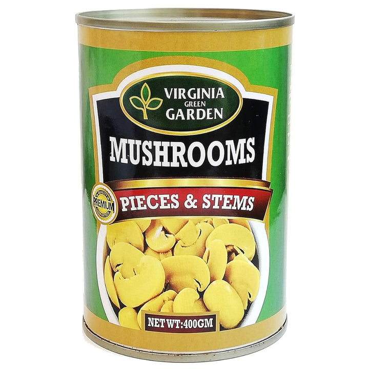 Virginia Green Garden Mushrooms Pieces & Stems, 400g