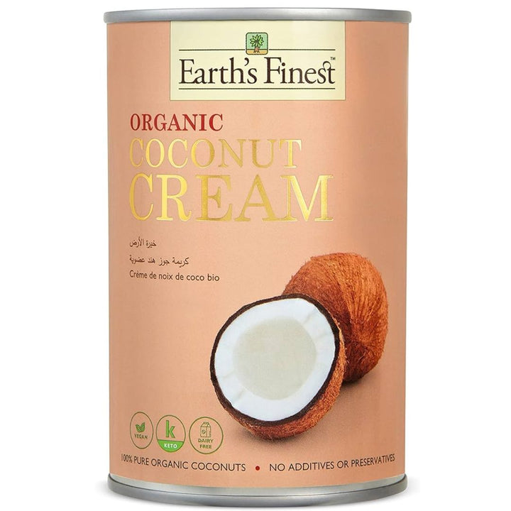 Earth's Finest Organic Coconut Cream, 400ml