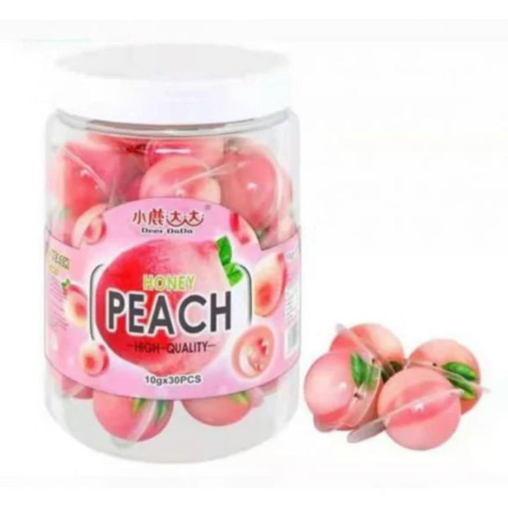 Deer Dada Peach Gummy Soft Candy, 300g