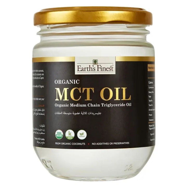 Earth's Finest Organic MCT Oil, 200ml