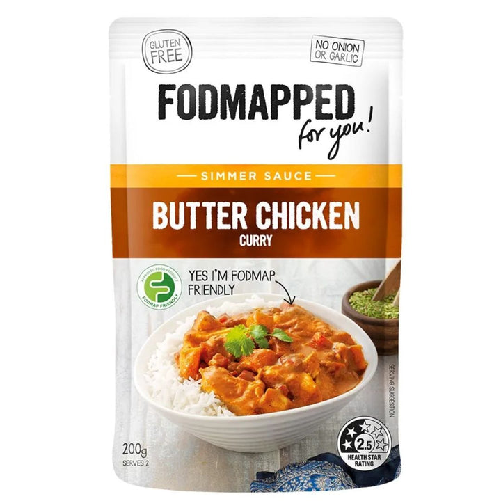 Fodmapped Butter Chicken Curry Simmer Sauce, 200g