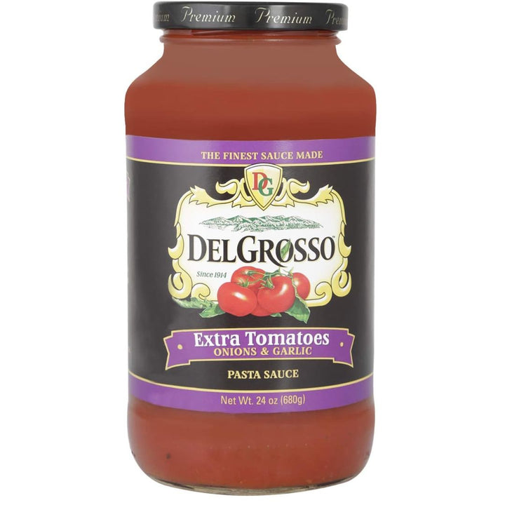 Delgrosso Extra Tomatos Onions & Garlic Pasta Sauce, 680g