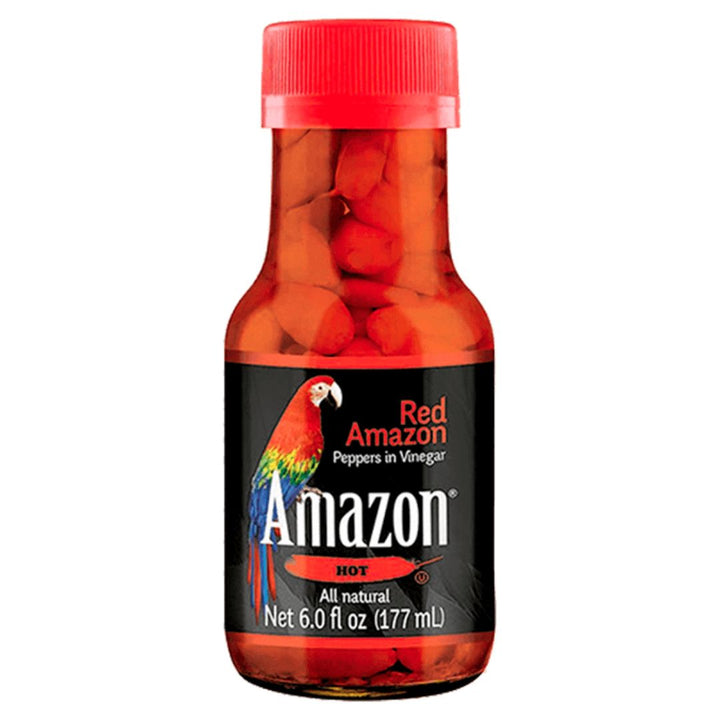 Amazon Red Peppers in Vinegar Hot, 177ml