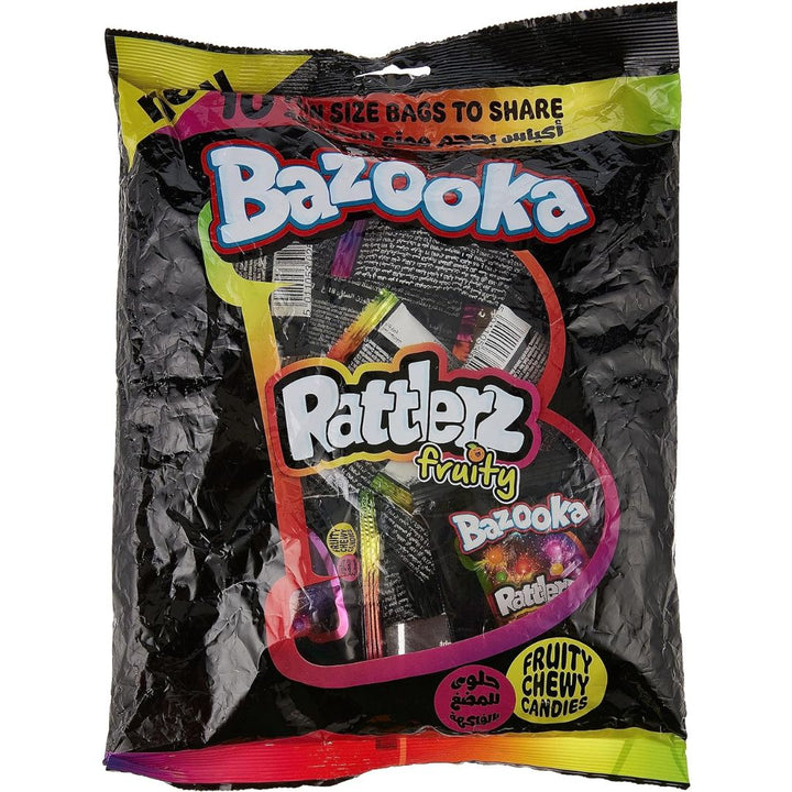 Bazooka Rattlerz Fruity, 10x18g