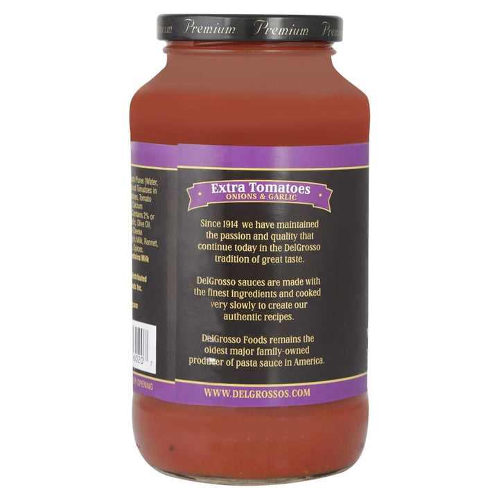 Delgrosso Extra Tomatos Onions & Garlic Pasta Sauce, 680g