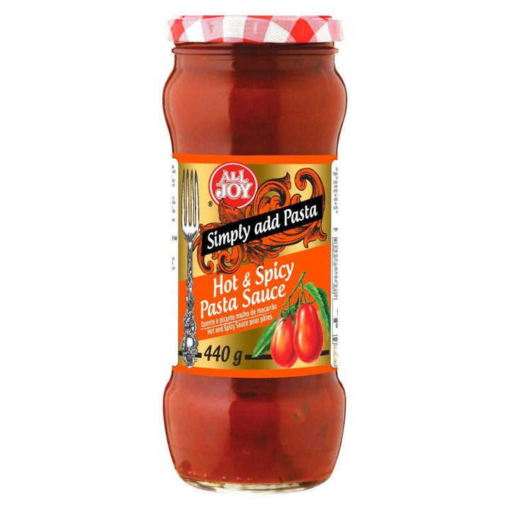 All Joy Hot And Spicy Pasta Sauce, 440g