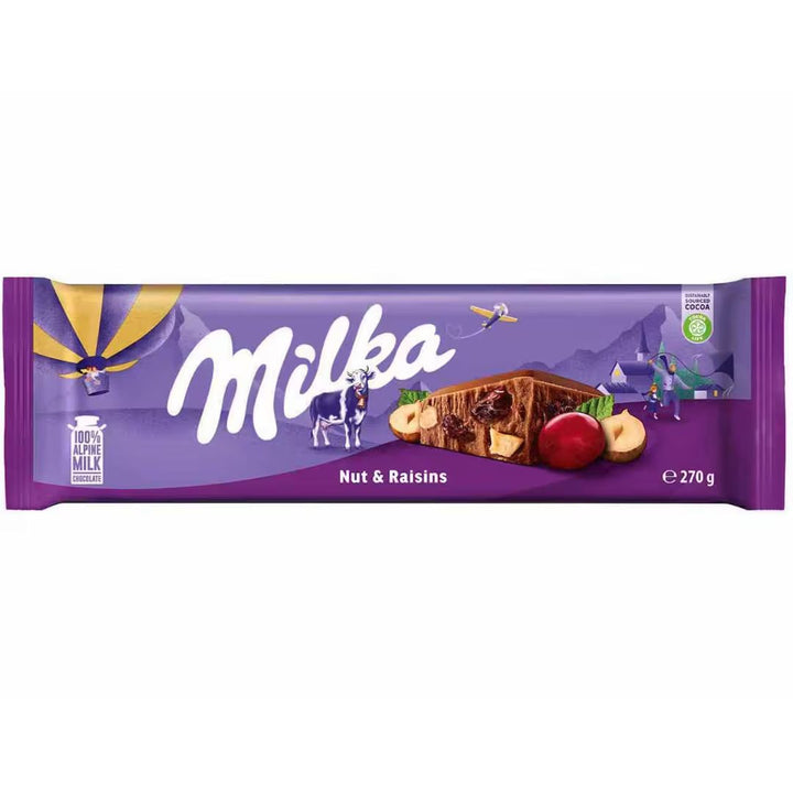 Milka Raisins & Hazelnuts, 270g