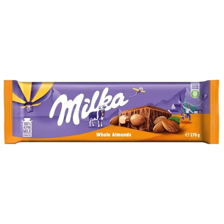 Milka Whole Almonds, 270g