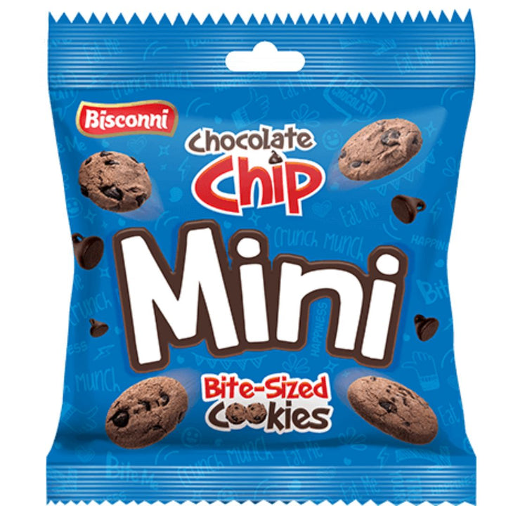 Bisconni Mini Chocolate Chip Cookies, 128g