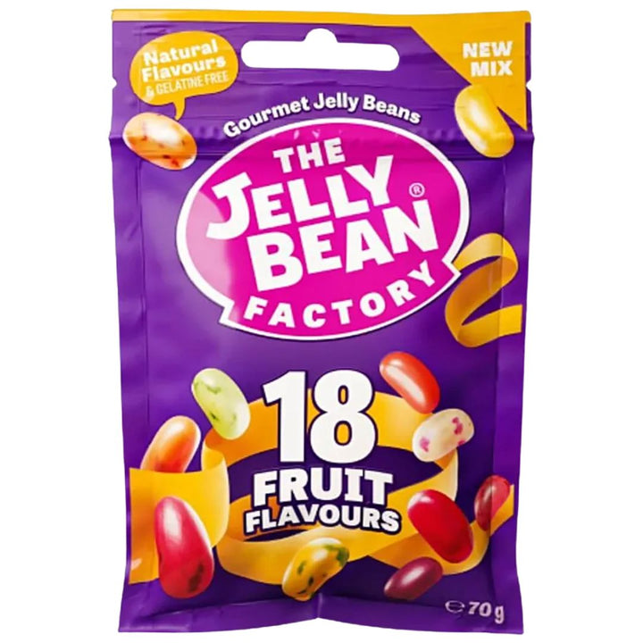 The Jelly Bean Factory Candy - 18 Mix Fruit Flavours, 70g