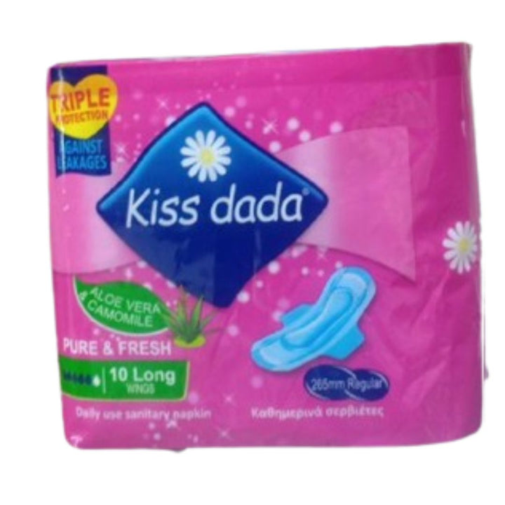 Kiss Dada Long Wings, 10Pads