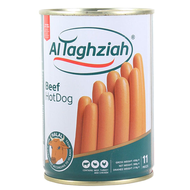 Al laghziah Beef Hot Dog Sausage, 450g