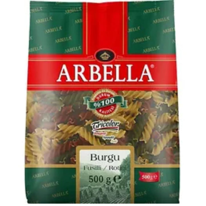 Arbella Tricolor Burgu Fusilli, 500g