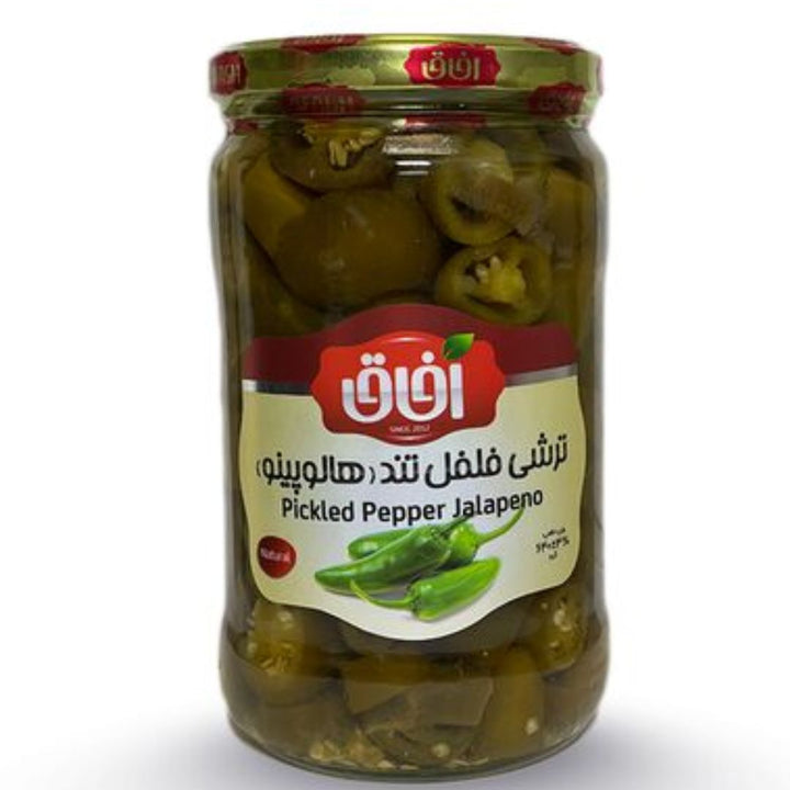 Afagh Pickled Pepper Jalapeno, 650g