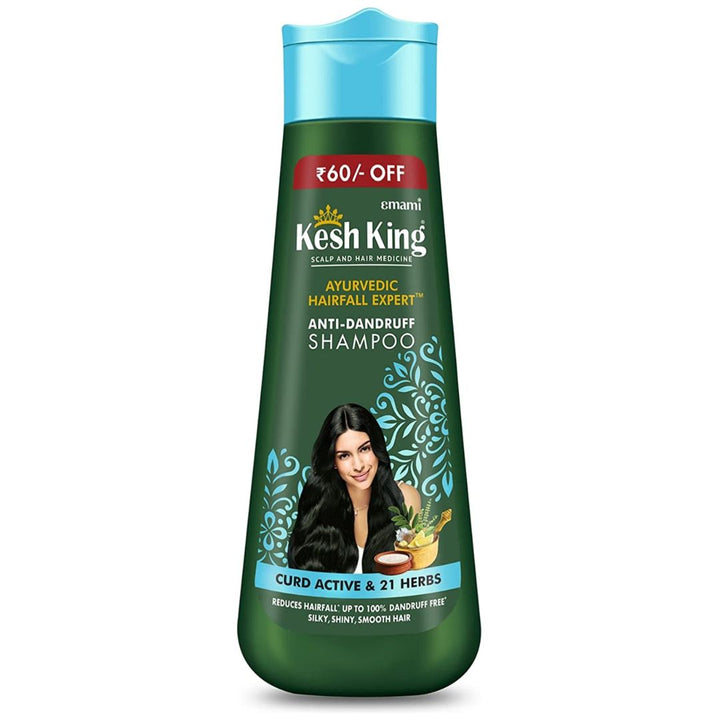 Emami Kesh King Scalp and Hair Medicine Anti-Dandruff Shampoo, 340ml