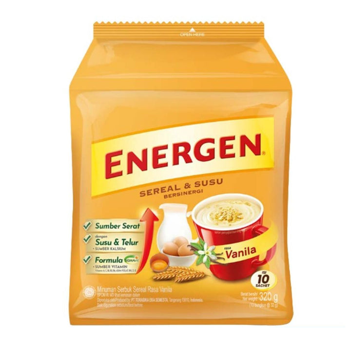 Energen Sereal & Susu Bersinergi Vanila, 320g