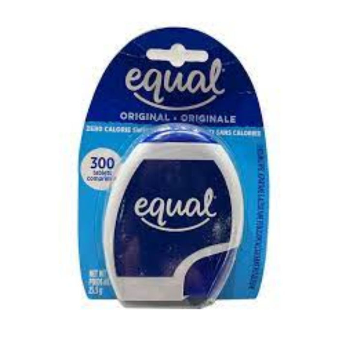 Equal Aspartame Zero Calorie Sweetener 300 Tablets, 25.5g