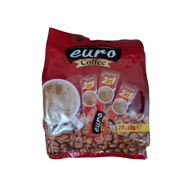 Euro Coffee 2 in 1, 24x10g