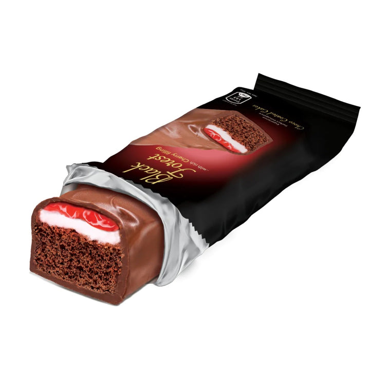 Eurocake Choco Coated Cake Bar Black Forest, 150g