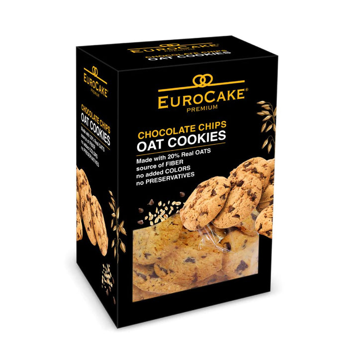 Eurocake Chocolate Chip Oat Cookies, 175g