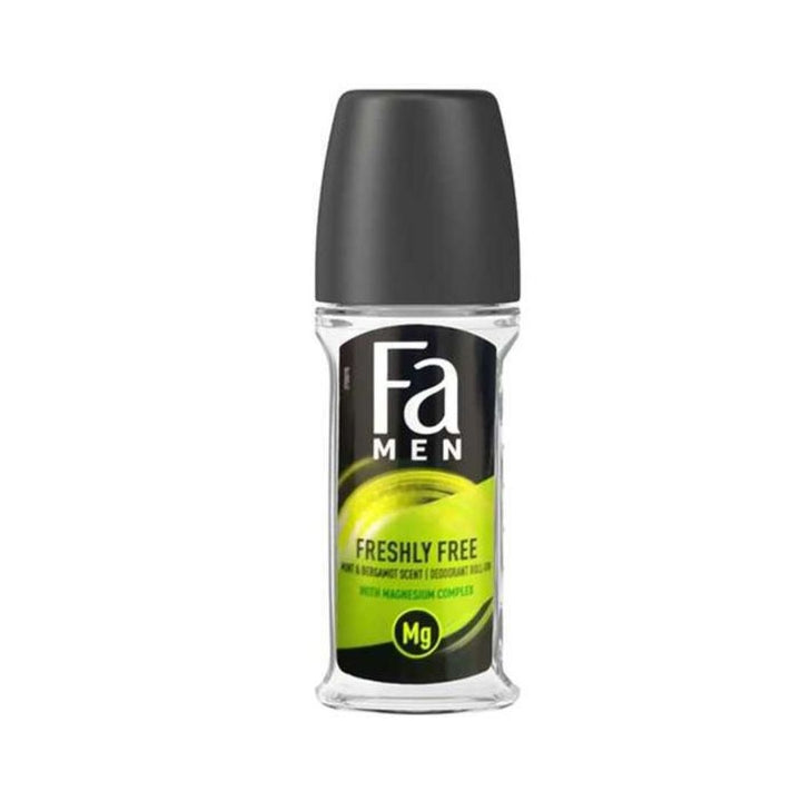 Fa Men Freshly Free Deodorant Roll-On, 50ml