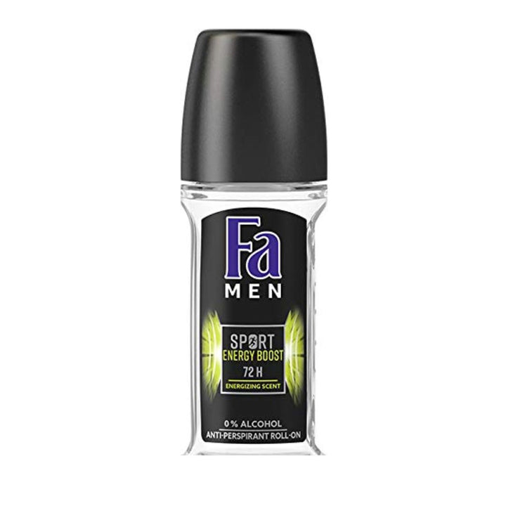 Fa Men Sport Energy Boost Energizing Scent Roll On, 50ml