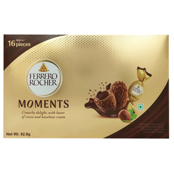 Ferrero Rocher Moments, Hazelnut flavor, 92.80g