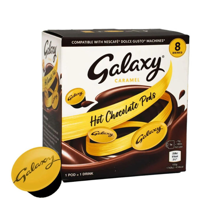 Galaxy Caramel Hot Chocolate Pods, 120g