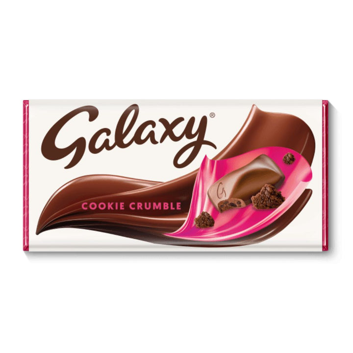 Galaxy Cookie Crunchy Chocolate Bar, 114g