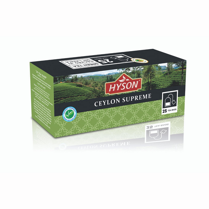 Hyson Ceylon Supreme Green Tea, 50g/25 bags