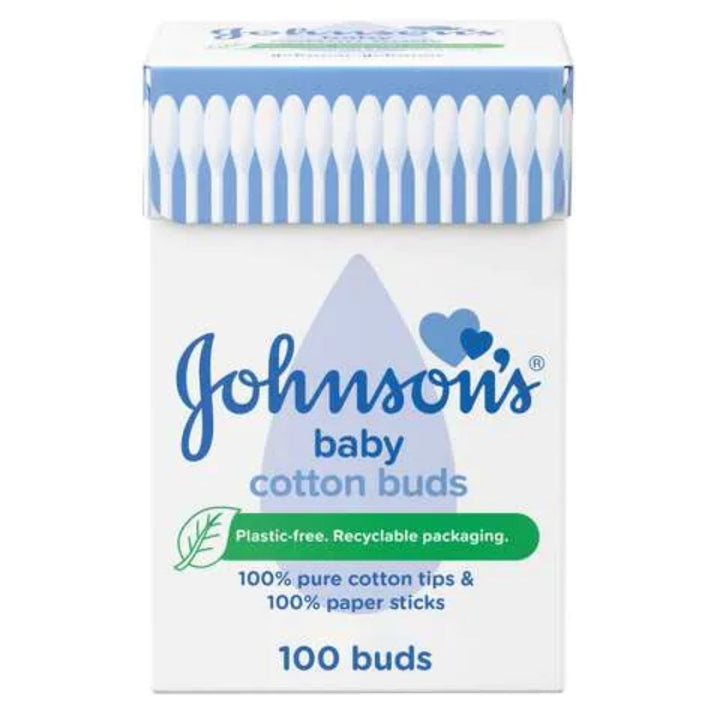 Johnson's Baby Pure Cotton Buds, 100 Buds