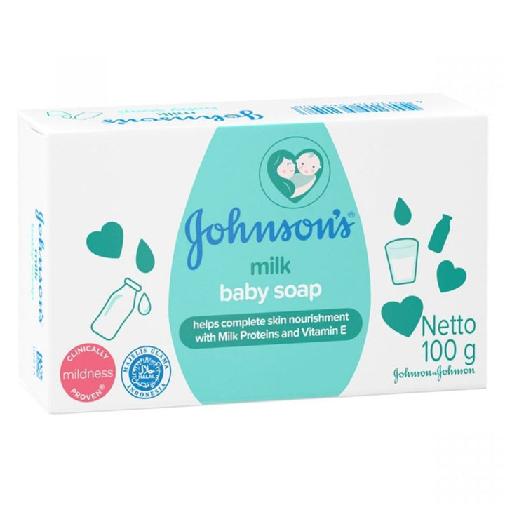 Johnson's Milk Baby Soap, 6x100g