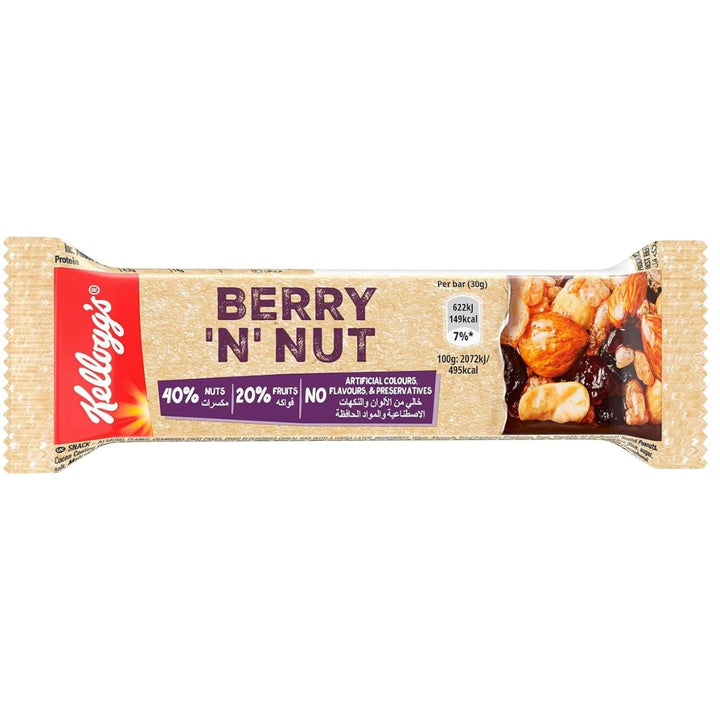 Kellogg's Berry N Nut Bar, 30g