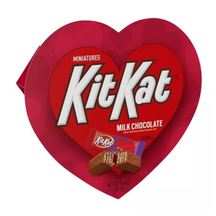 Kit Kat Valentine's Milk Chocolate Miniatures Candy Bars, 181g