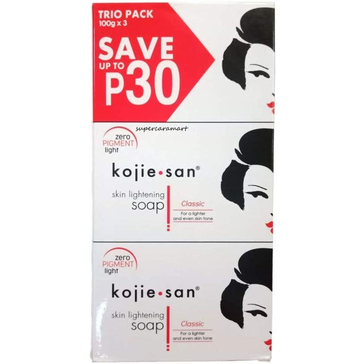 Kojie San Skin Lightening Soap, 3x100g