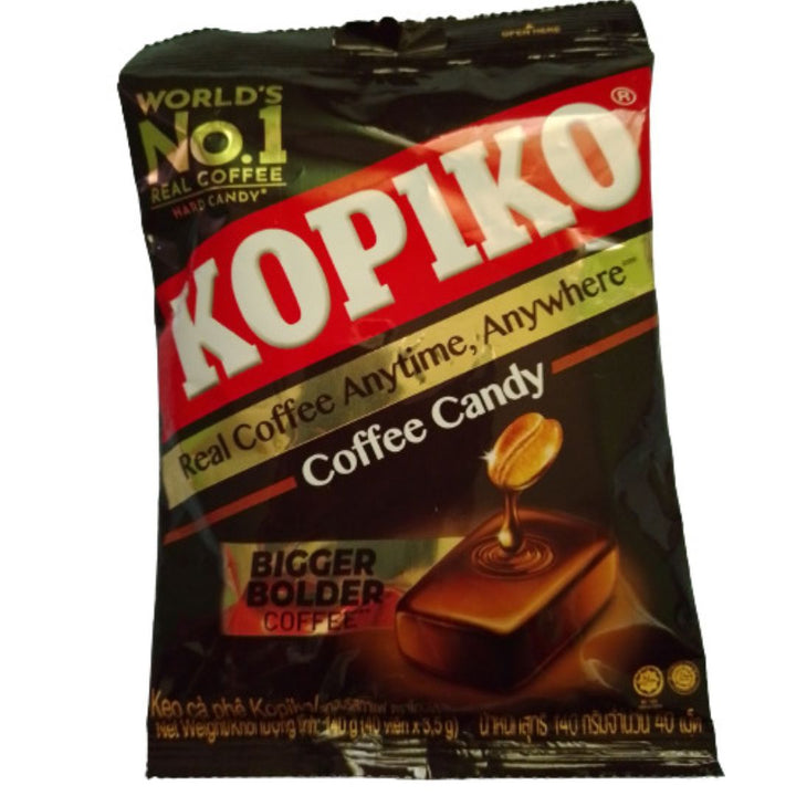 Kopiko Coffee Candy Bigger Bolder Coffee, 140g