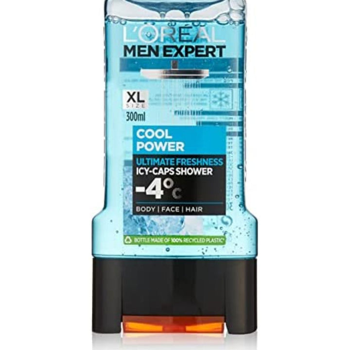 L'Oreal Paris Men Expert Cool Power Shower Gel, 300ml