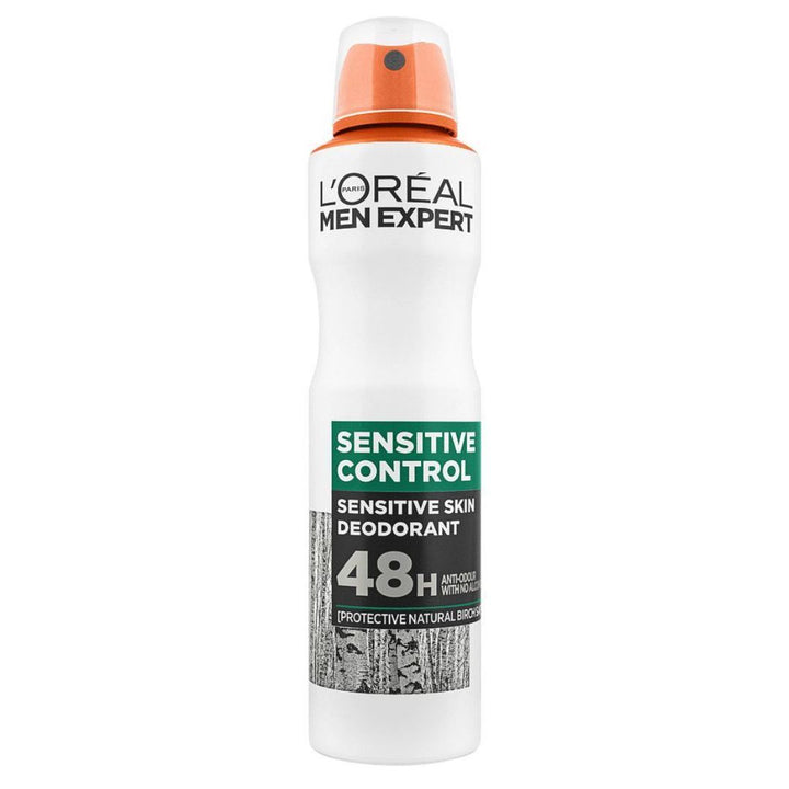 L'Oreal Paris Men Expert Sensitive Control Sensitive Skin Deodorant Spray, 250ml