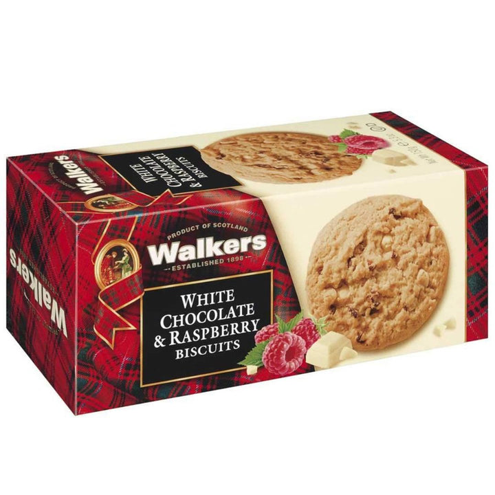 Walkers White Chocolate & Raspberry Biscuits, 150g