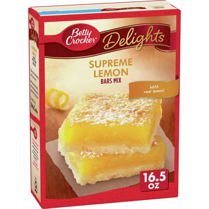 Betty Crocker Delights Supreme Lemon Dessert Bar Mix, 468g